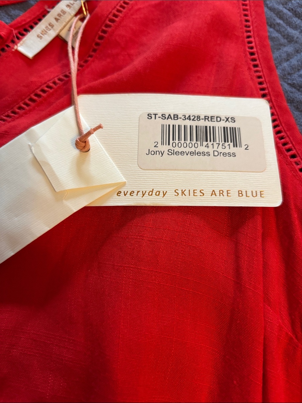 NWT Jony Sleeveless Coral Dress - Picture 9 of 9